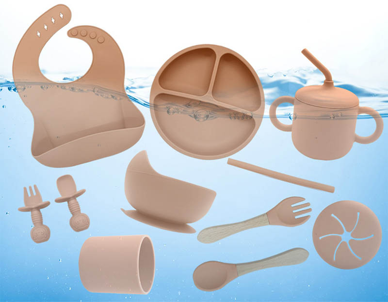baby silicone feeding set